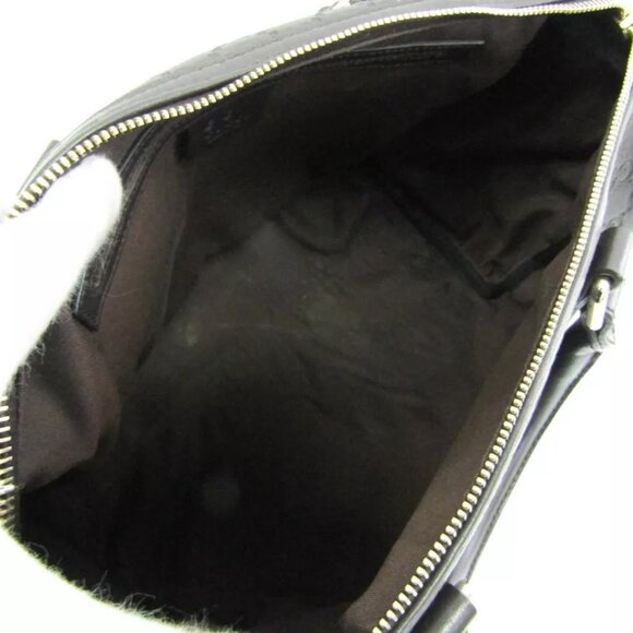 Gucci Guccissima Women's Leather Handbag Dark Brown 592-020125 - Picture 7 of 10